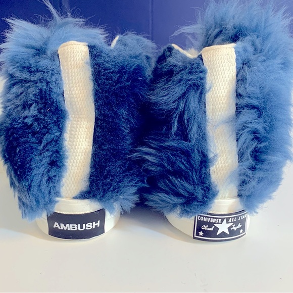 Converse x Ambush Chuck 70 Fuzzy High Navy White - Picture 9 of 14